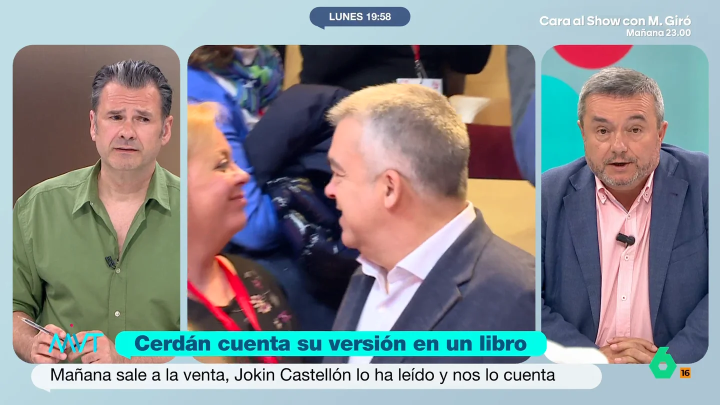 Chema Crespo responde a Cerdán: "Si pensaba que por ser quien había sido se iba a hacer un manto protector, no conocía al partido" Mientras Santos Cerdán asegura en su libro que se sintió "abandonado y vapuleado" por el PSOE, Chema Crespo apunta que "sencillamente las evidencias que se hicieron públicas llevan a que tenga que apartarse y se faciliten las investigaciones correspondientes".