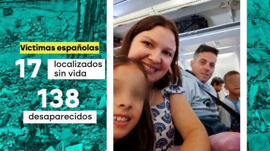 Adela Taberneiro, Yhosvany Hern&aacute;ndez y sus dos hijos, desaparecidos tras los terremotos de Venezuela
