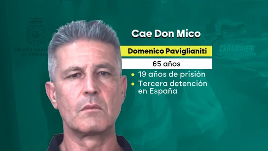 El capo italiano Domenico Paviglianiti, conocido como Don Mico El capo italiano Domenico Paviglianiti, conocido como Don Mico