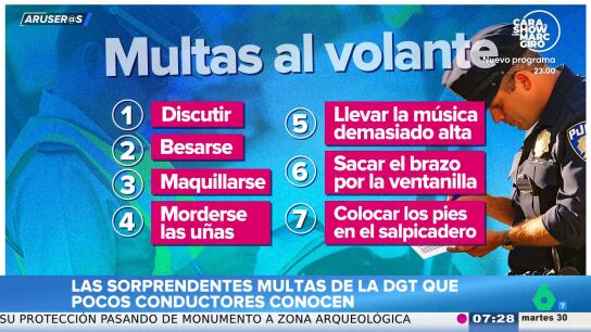 No, no puedes maquillarte al volante ni besarte o discutir con el copiloto: las multas de la DGT que dejan at&oacute;nitos a los aruser@s
