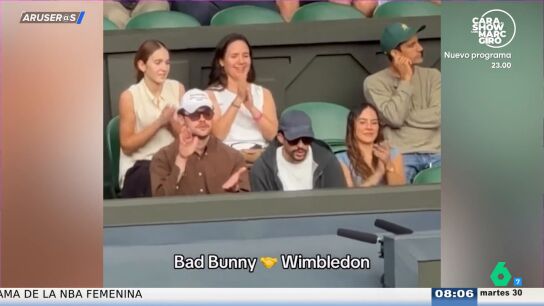 Esta es la posible nueva novia de Bad Bunny: as&iacute; disfrut&oacute; con el cantante del partido de Djokovic en Wimbledon