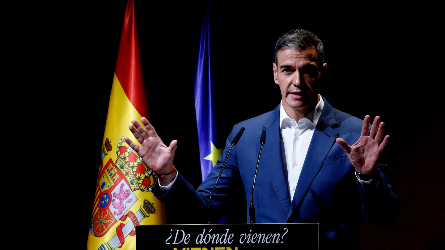 El presidente del Gobierno, Pedro Sánchez, durante la presentación este martes del Plan de Integración y Ciudadanía El presidente del Gobierno, Pedro Sánchez, durante la presentación este martes del Plan de Integración y Ciudadanía