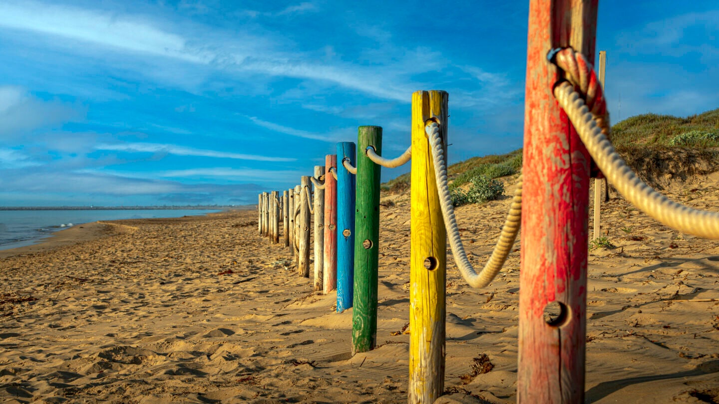 Playa El Rebollo, en Elche (Alicante)