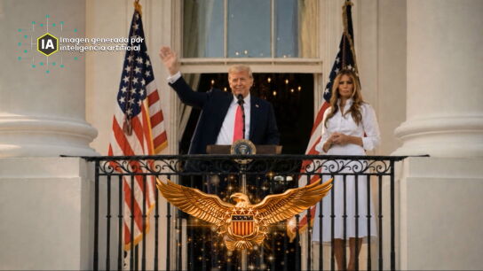 Un 'aguilucho' de oro al m&aacute;s puro estilo fascista: la nueva ocurrencia melan&oacute;mana de Trump para celebrar el 250 aniversario de EEUU