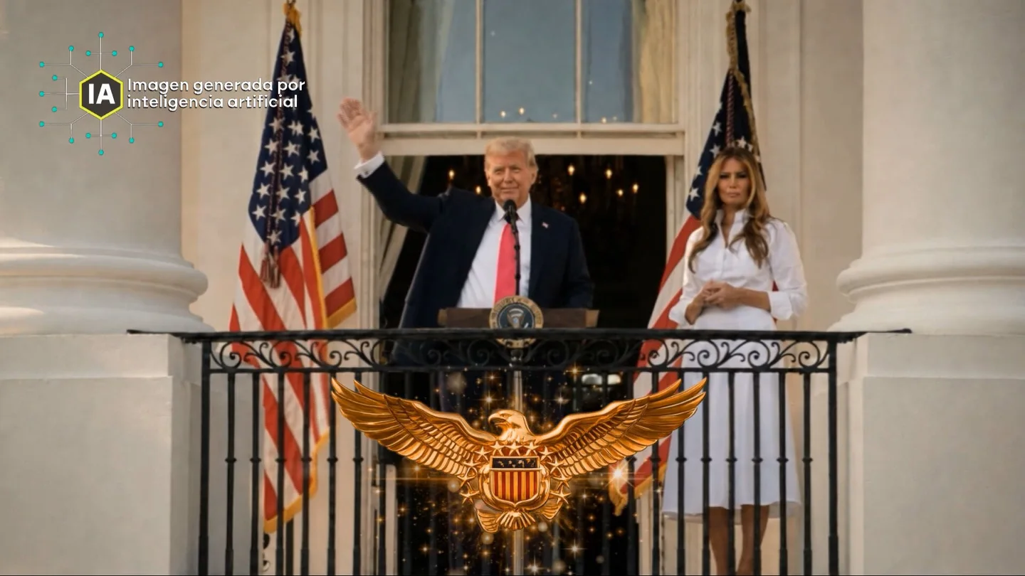 Un 'aguilucho' de oro al más puro estilo fascista: la nueva ocurrencia melanómana de Trump para celebrar el 250 aniversario de EEUU Un 'aguilucho' de oro al más puro estilo fascista: la nueva ocurrencia melanómana de Trump para celebrar el 250 aniversario de EEUU