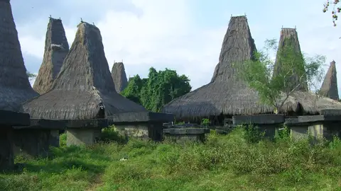 Casas tradicionales en Sumba Casas tradicionales en Sumba