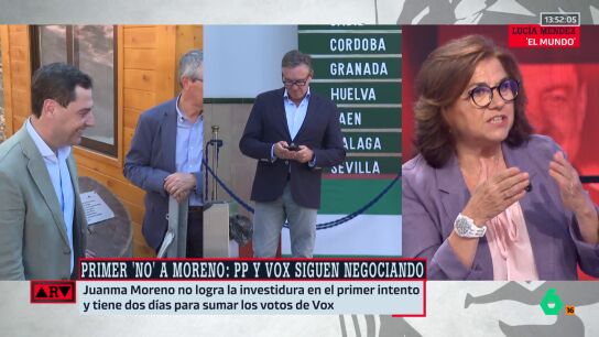 Luc&iacute;a M&eacute;ndez: "El problema del presidente de la Junta es que no quiere pronunciar las palabras 'prioridad nacional&rsquo;"