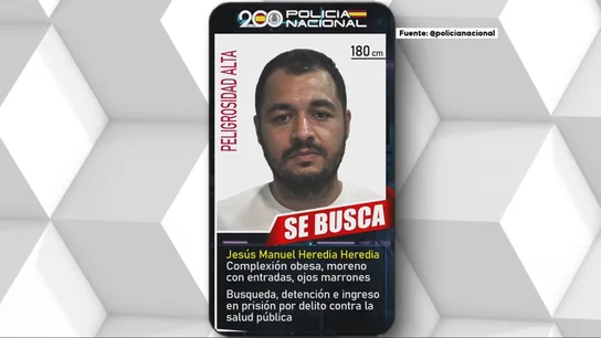 El fugitivo José Manuel Heredia Heredia, alias 'El Pantoja' El fugitivo José Manuel Heredia Heredia, alias 'El Pantoja'