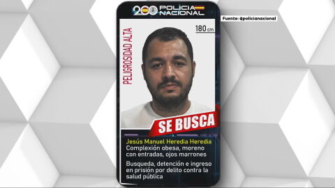 El fugitivo Jos&eacute; Manuel Heredia Heredia, alias 'El Pantoja'