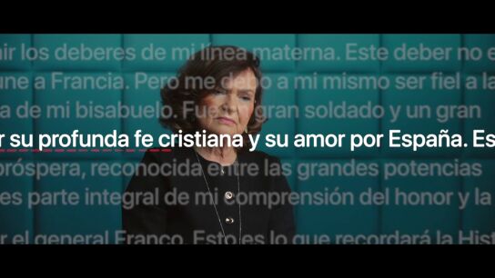 Carmen Calvo recuerda el gesto de Luis Alfonso de Borb&oacute;n el d&iacute;a de la exhumaci&oacute;n de Franco: "&Eacute;l juega a ese juego que ve en los actos de la ultraderecha"