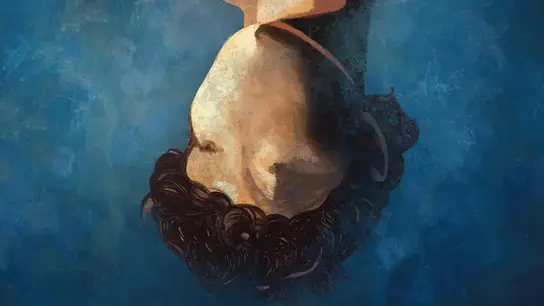 Detalle de la cubierta de 'La vergüenza es azul', de Isolda Patrón-Costas Detalle de la cubierta de 'La vergüenza es azul', de Isolda Patrón-Costas
