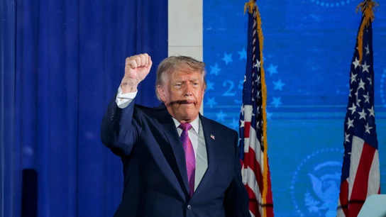 Donald Trump durante la celebración del Día de la Independencia en EEUU Donald Trump durante la celebración del Día de la Independencia en EEUU