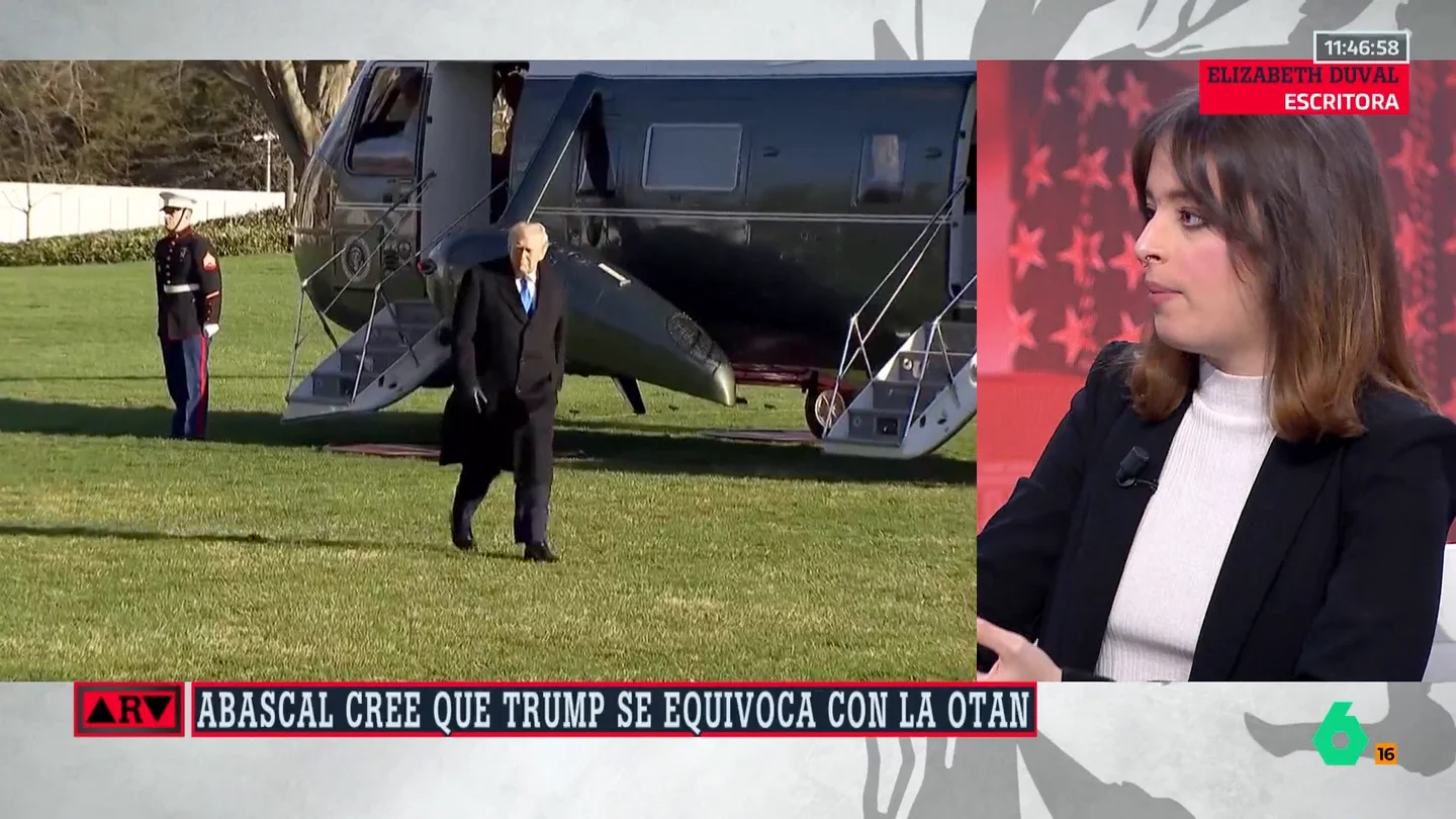 Duval: "Vox ha tardado demasiado en darse cuenta de que el sentimiento hacia Trump en España es mayoritariamente negativo" Duval: "Vox ha tardado demasiado en darse cuenta de que el sentimiento hacia Trump en España es mayoritariamente negativo"