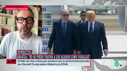 Maestre, sobre el giro de Abascal con Trump: "El factor Venezuela y María Corina es clave" Maestre, sobre el giro de Abascal con Trump: "El factor Venezuela y María Corina es clave"