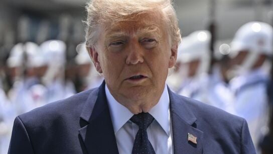 El presidente de los Estados Unidos, Donald Trump, en la cumbre de la OTAN en Ankara