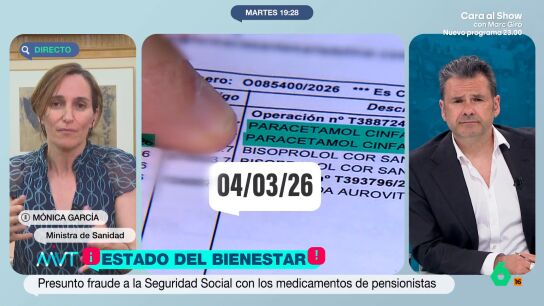 M&oacute;nica Garc&iacute;a valora la investigaci&oacute;n de M&aacute;s Vale Tarde que ha destapado un presunto fraude a la Seguridad Social con los medicamentos de pensionistas que viven en residencias de mayores. Asegura que "podr&iacute;amos llamarlo incluso corrupci&oacute;n".