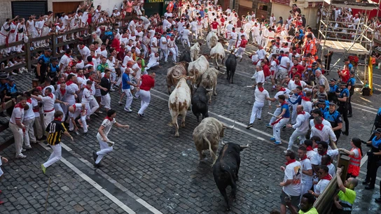 Primer encierro de San Fermín 2026, en Pamplona Primer encierro de San Fermín 2026, en Pamplona