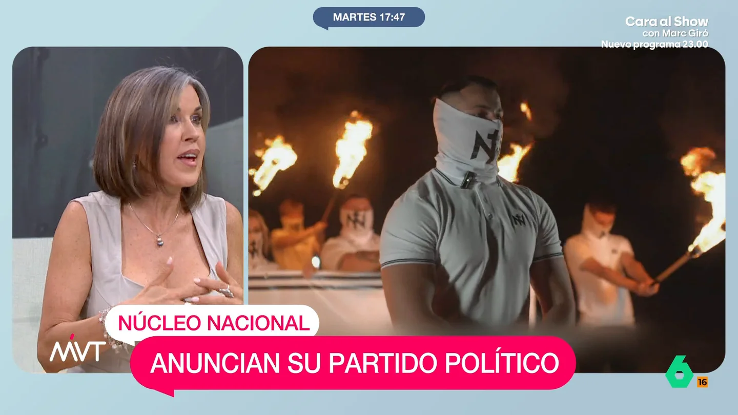 Bea de Vicente, sobre la posibilidad de ilegalizar a Núcleo Nacional como partido: "La libertad de expresión no puede servir para lanzar delitos de odio" Bea de Vicente, sobre la posibilidad de ilegalizar a Núcleo Nacional como partido: "La libertad de expresión no puede servir para lanzar delitos de odio"