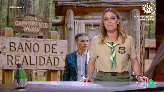 Andrea Ropero reparte 'baños de realidad' a los políticos: de "la ciudad autónoma de Sevilla" de Sánchez al "anotop at" de Feijóo Andrea Ropero recordaba en este momento que ahora recupera El Intermedio algunas de las meteduras de pata más divertidas del curso político, con Alberto Núñez Feijóo, Pedro Sánchez o Yolanda Díaz como protagonistas.