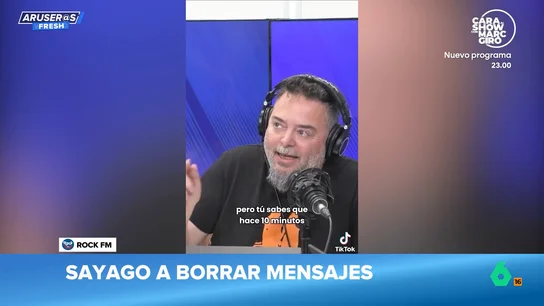 Sayago, a los mensajes borrados de WhatsApp: "Es como cuando vas al baño y huele mucho a ambientador" Sayago, a los mensajes borrados de WhatsApp: "Es como cuando vas al baño y huele mucho a ambientador"