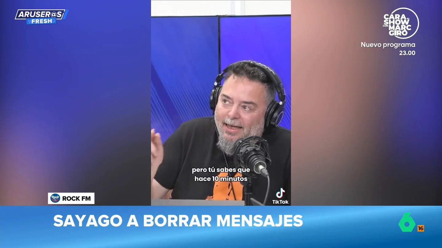 Sayago, a los mensajes borrados de WhatsApp: "Es como cuando vas al baño y huele mucho a ambientador" Sayago, a los mensajes borrados de WhatsApp: "Es como cuando vas al baño y huele mucho a ambientador"
