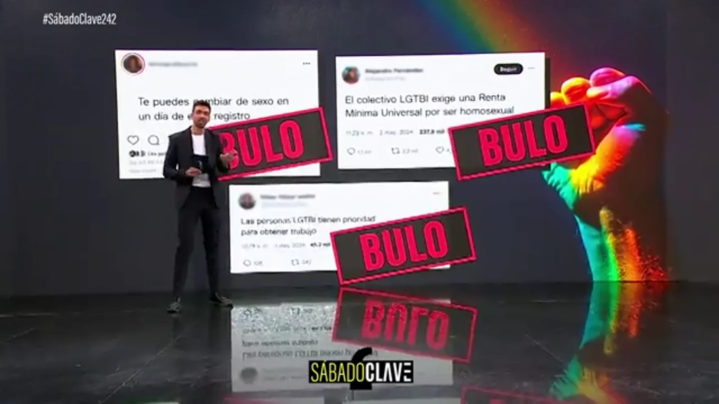 Los bulos del Orgullo: ni las personas LGTBIQ+ tienen prioridad para obtener un trabajo ni se puede cambiar de sexo en 24 horas Los bulos del Orgullo: ni las personas LGTBIQ+ tienen prioridad para obtener un trabajo ni se puede cambiar de sexo en 24 horas