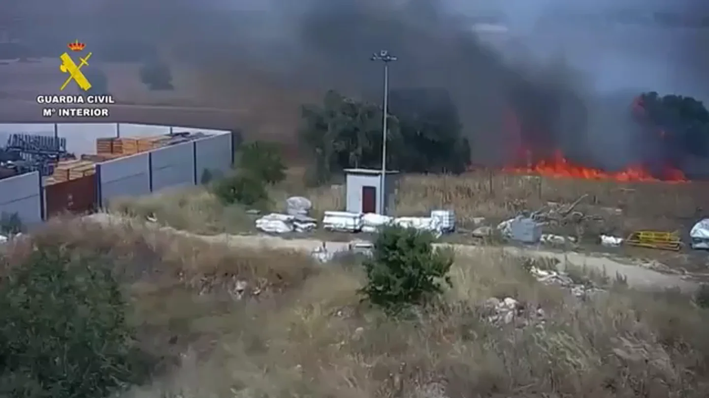 Detenido un hombre por provocar un incendio en Ciempozuelos. Detenido un hombre por provocar un incendio en Ciempozuelos.