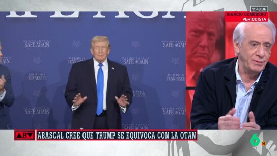 Cembrero, tras el afeamiento de Abascal a Trump: "Su cambio su discurso es porque se acercan las elecciones y Trump es impopular en Espa&ntilde;a"