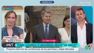 M&oacute;nica Garc&iacute;a responde a Feij&oacute;o: "Igual podemos empezar a plantear qu&eacute; es lo que hace enfermar a nuestra sociedad"