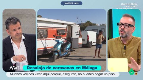 Antonio Maestre considera que situaciones como la del asentamiento ilegal de caravanas en M&aacute;laga "van a ir a m&aacute;s" ante los elevados precios de la vivienda, porque "lo que no va a hacer la gente va a ser desaparecer".