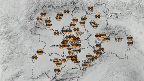 Mapa castilla y león eclipse Mapa castilla y león eclipse