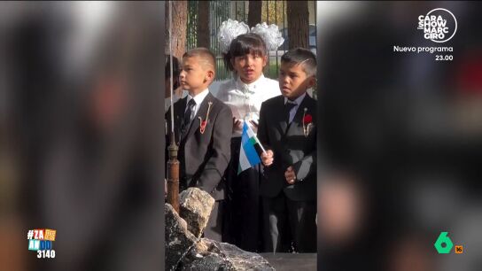 La peque&ntilde;a estaba celebrando algo con m&aacute;s ni&ntilde;os y cuando descubri&oacute; que la estaban filmando decidi&oacute; expresar su descontento de una manera muy efectiva y que no dejaba lugar a dudas. 