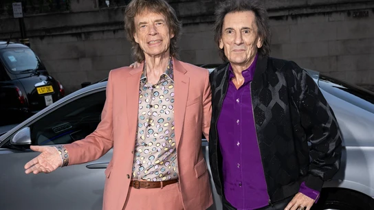 Mick Jagger y Ronnie Wood (Rolling Stones) Mick Jagger y Ronnie Wood (Rolling Stones)