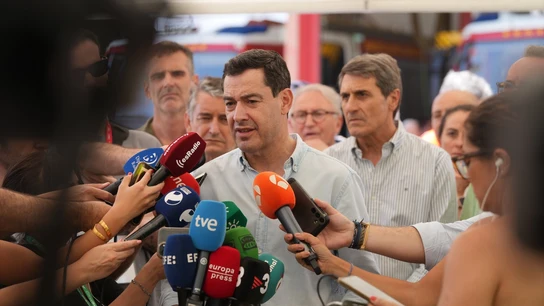 El presidente de la Junta de Andalucía, Juanma Moreno. El presidente de la Junta de Andalucía, Juanma Moreno.