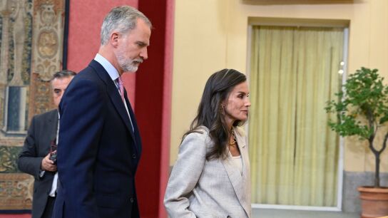 Imagen de archivo del rey Felipe VI y la reina Letizia.