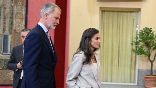 Imagen de archivo del rey Felipe VI y la reina Letizia.