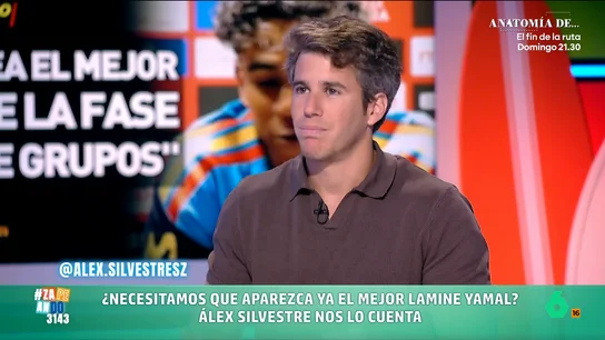 Álex Silvestre analiza el momento de Lamine Yamal antes del partido contra Bélgica Quedan pocas horas para que España se mida a Bélgica y Álex Silvestre cree, como el propio Lamine Yamal, que es hora de que la estrella de la selección española dé el máximo nivel.