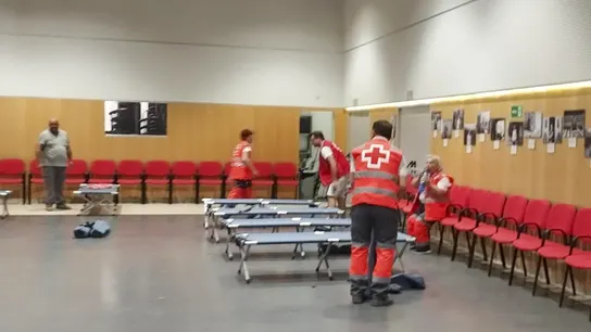 Cruz Roja instala un albergue en Los Gallardos para proteger a los vecinos Cruz Roja instala un albergue en Los Gallardos para proteger a los vecinos