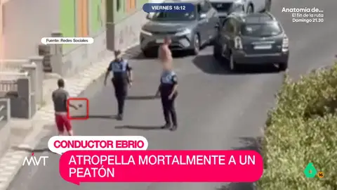 Detenido un hombre después de atropellar mortalmente a un peatón y amenazar a la Policía: "¡Tengo un cuchillo!" La Policía Local de Las Palmas de Gran Canaria conseguía reducir a un hombre que había atropellado mortalmente a un peatón en la carretera de Almatriche y había amenazado a los agentes con un cuchillo. Dio positivo por alcohol.