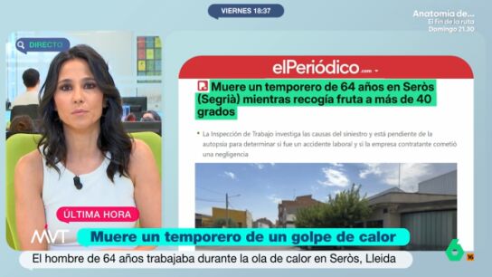Muere un temporero de un golpe de calor 