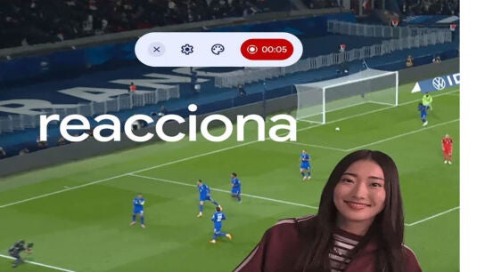 Grabando reacciónes