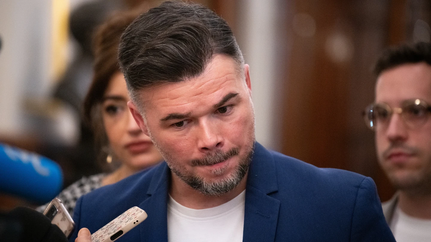 El diputado de ERC, Gabriel Rufián, durante la sesión plenaria celebrada en el Congreso El diputado de ERC, Gabriel Rufián, durante la sesión plenaria celebrada en el Congreso