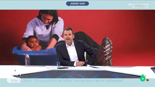 I&ntilde;aki L&oacute;pez, sobre la foto de Messi ba&ntilde;ando a Lamine Yamal: "Esperemos que ahora sea Lamine el que le d&eacute; el ba&ntilde;o a &eacute;l&rdquo; 