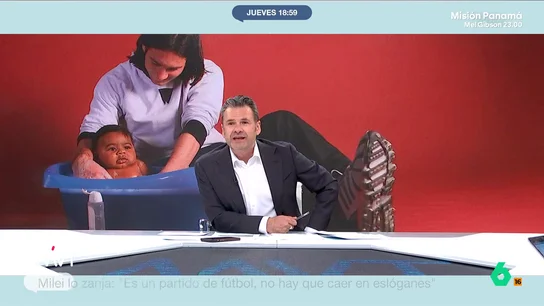 Iñaki López, sobre la foto de Messi bañando a Lamine Yamal: "Esperemos que ahora sea Lamine el que le dé el baño a él” Iñaki López, sobre la foto de Messi bañando a Lamine Yamal: "Esperemos que ahora sea Lamine el que le dé el baño a él”