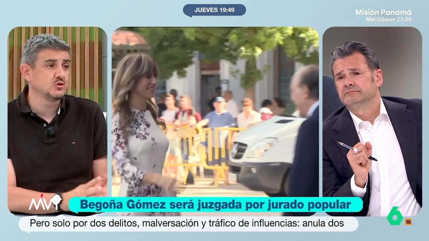 Alfonso Pérez Medina, sobre el juicio a Begoña Gómez: "Es complicado encontrar personas no contaminadas cuando ha sido una causa tan mediática" Alfonso Pérez Medina y Bea de Vicente valoran la decisión de la Audiencia Provincial de que Begoña Gómez sea juzgada por un jurado popular ante una causa tan politizada.