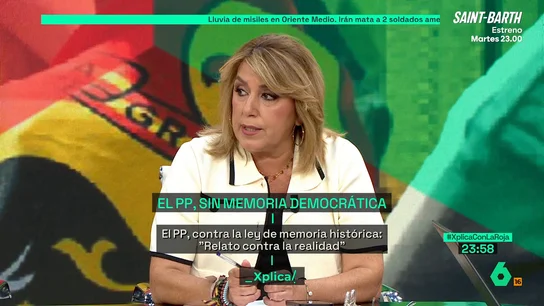 Susana Díaz: "No me imagino a la derecha alemana abriendo las puertas de su Gobierno a un pronazi, ni a Meloni" Susana Díaz: "No me imagino a la derecha alemana abriendo las puertas de su Gobierno a un pronazi, ni a Meloni"