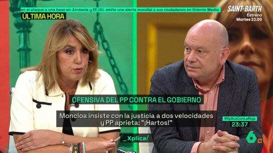 Susana D&iacute;az considera "desafortunado" el choque entre el Gobierno y el poder judicial: "Se pueden forzar mucho las costuras"