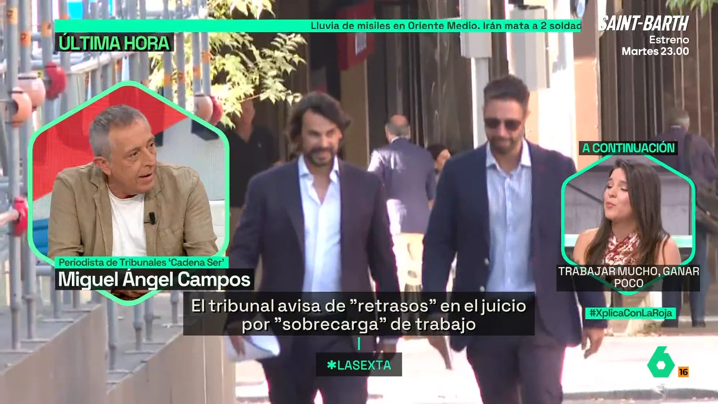 Miguel Ángel Campos: "En la pieza de corrupción en los negocios del novio de Ayuso está habiendo una lentitud inusitada" Miguel Ángel Campos: "En la pieza de corrupción en los negocios del novio de Ayuso está habiendo una lentitud inusitada"