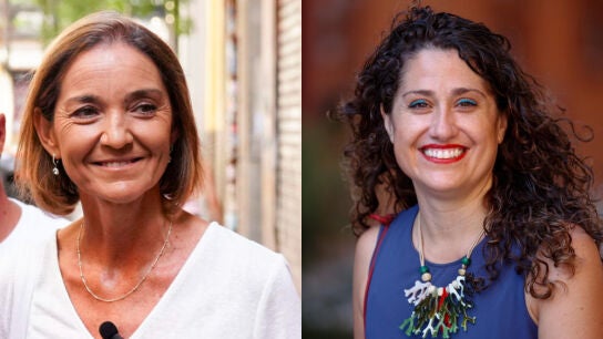 Reyes Maroto (izquierda) y Enma L&oacute;pez (derecha)