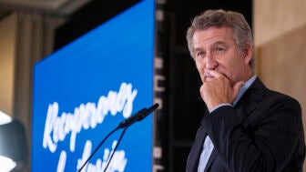 El presidente del Partido Popular, Alberto N&uacute;&ntilde;ez Feij&oacute;o